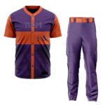 Custom Baseball Uniforms Set | Sublimated Button-Down Baseball Jersey & Pants | Custom Team Name, Number & Logo Printing for Men & Youth (Adult & Kids Sizes)