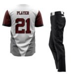 Custom Baseball Uniforms Set | Sublimated Button-Down Baseball Jersey & Pants | Custom Team Name, Number & Logo Printing for Men & Youth (Adult & Kids Sizes) - Image 2