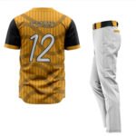 Custom Baseball Uniforms Set | Sublimated Button-Down Baseball Jersey & Pants | Custom Team Name, Number & Logo Printing for Men & Youth (Adult & Kids Sizes) (Copy) - Image 4